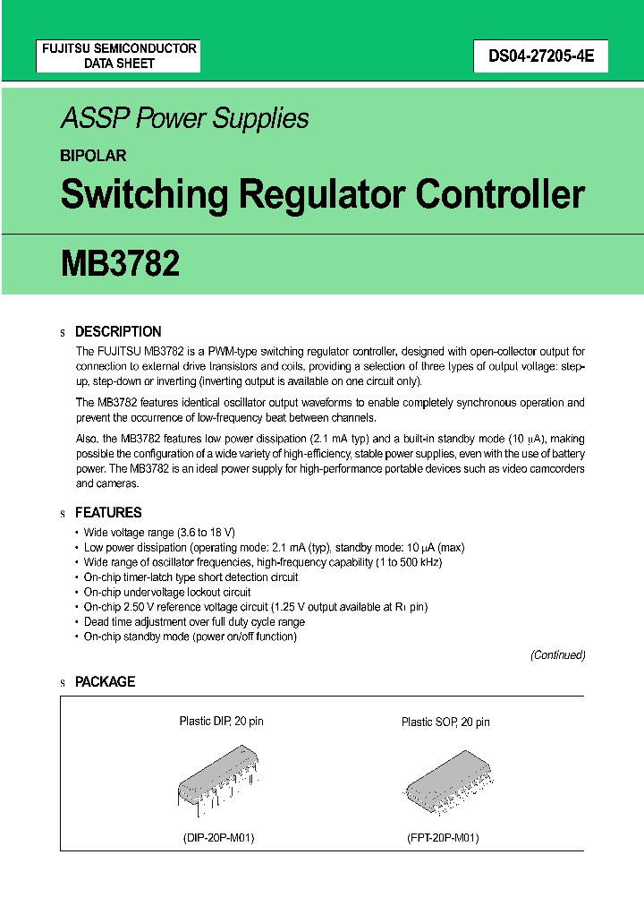 MB3782_87965.PDF Datasheet
