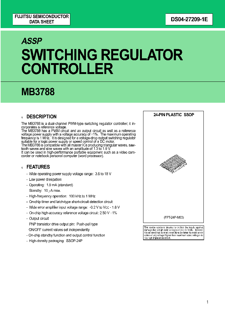 MB3788_124500.PDF Datasheet