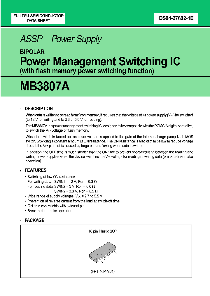 MB3807_98880.PDF Datasheet