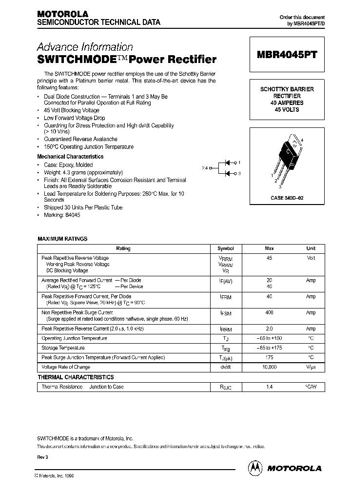 MBR4045_193227.PDF Datasheet