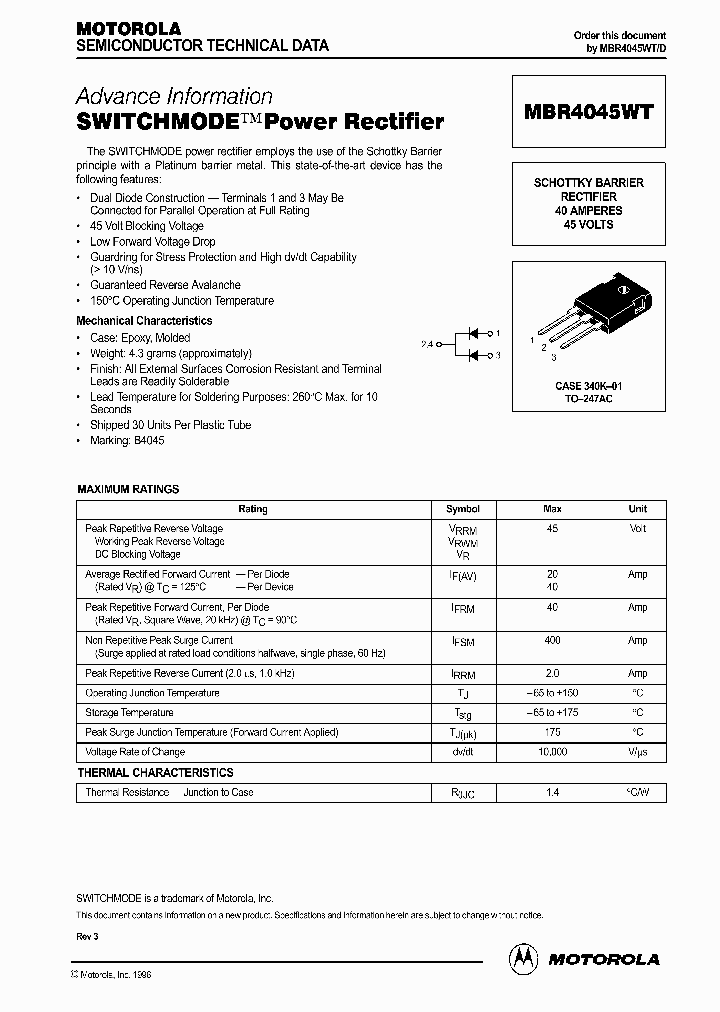 MBR4045WT_193230.PDF Datasheet
