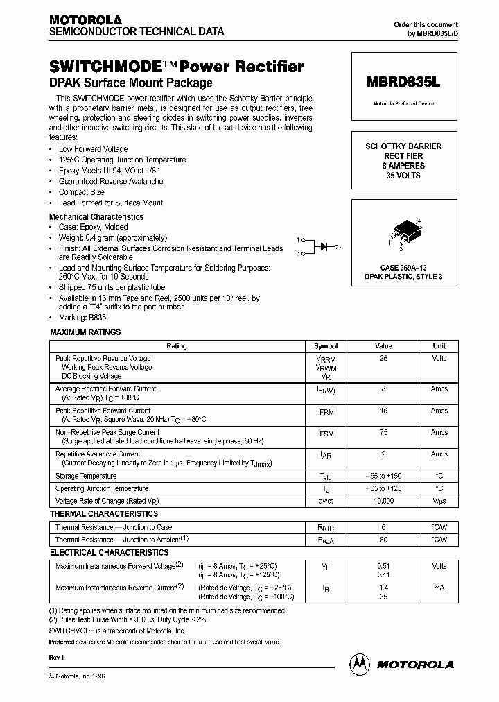 MBRD835L_145197.PDF Datasheet