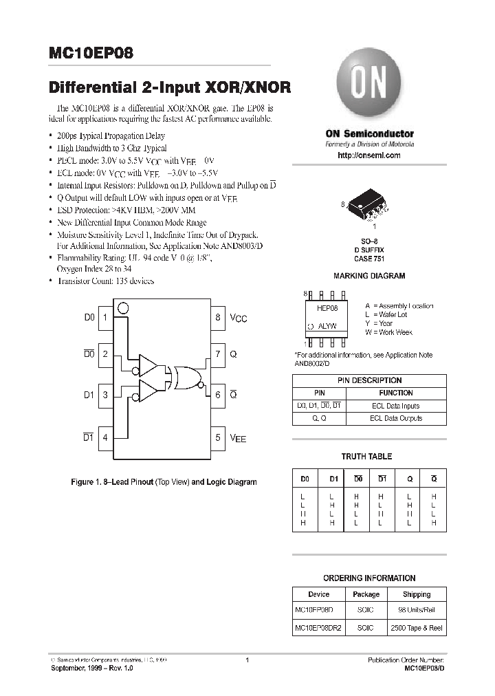 MC10EP08_83855.PDF Datasheet