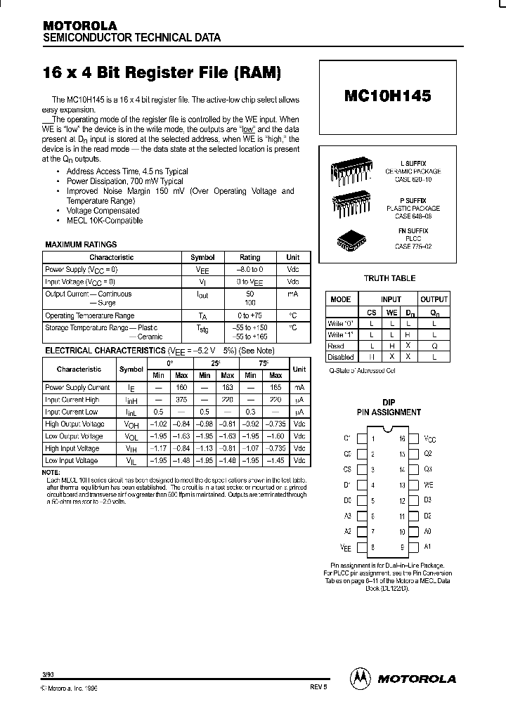 MC10H145_30602.PDF Datasheet