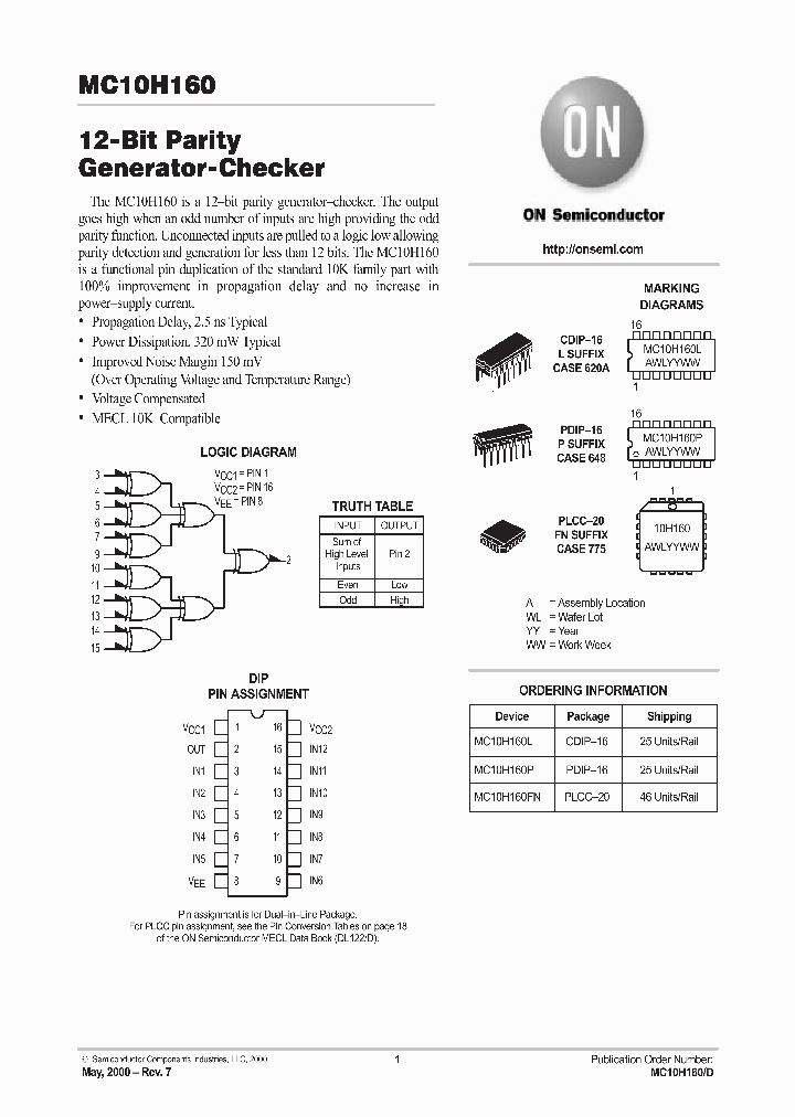 MC10H160_30614.PDF Datasheet
