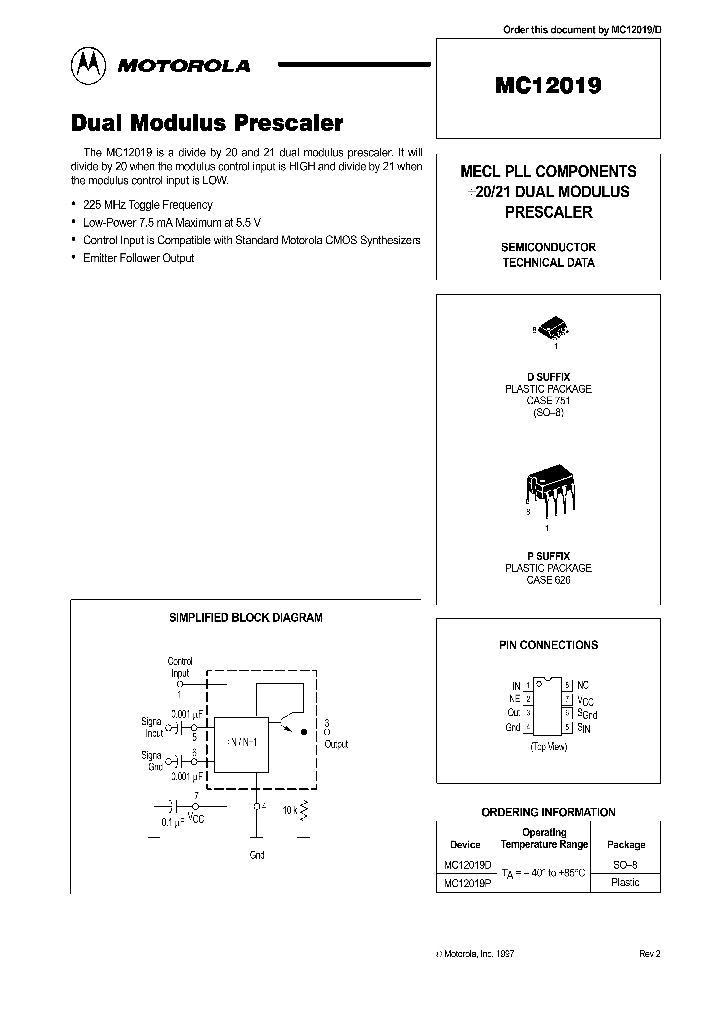 MC12019D_105107.PDF Datasheet
