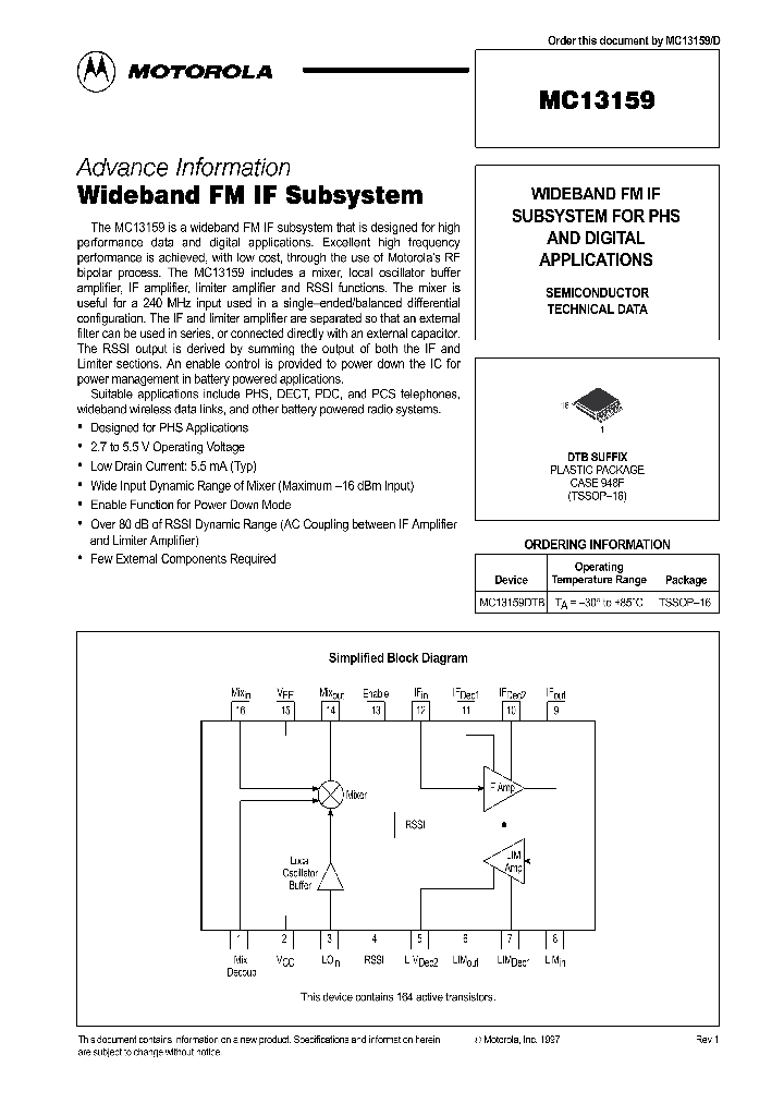 MC13159_127921.PDF Datasheet