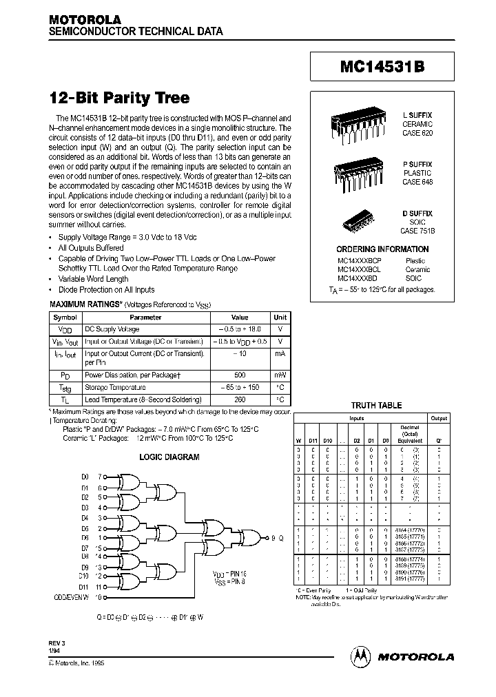 MC14531BCL_81607.PDF Datasheet