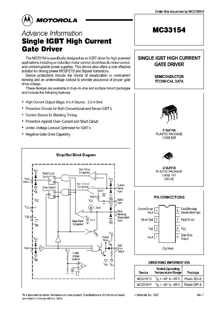 MC33154D_15889.PDF Datasheet