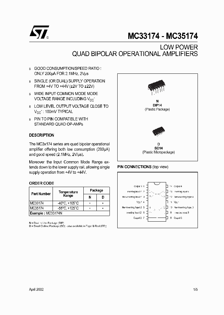 MC33174_30929.PDF Datasheet