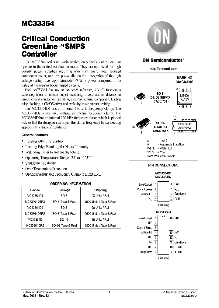 MC33364_106332.PDF Datasheet