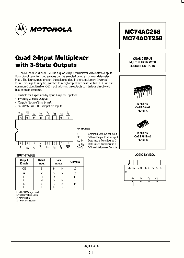 MC74AC258D_92700.PDF Datasheet