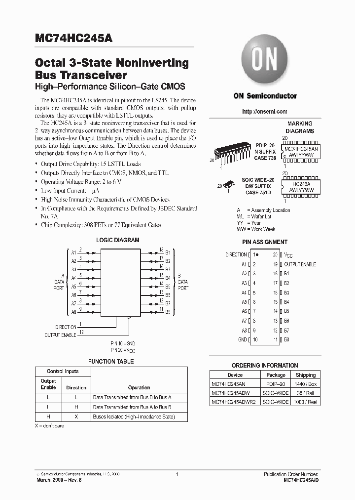 MC74HC245A_10542.PDF Datasheet