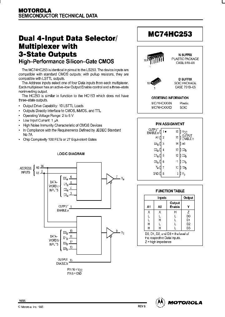 MC74HC253D_95638.PDF Datasheet