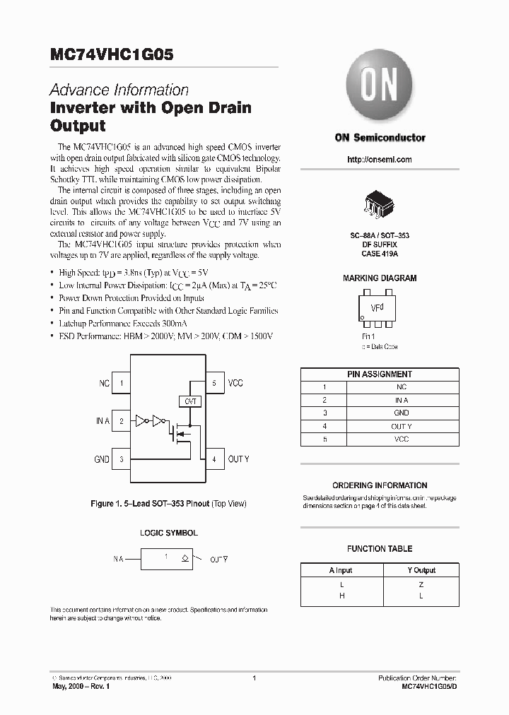 MC74VHC1G05_184835.PDF Datasheet
