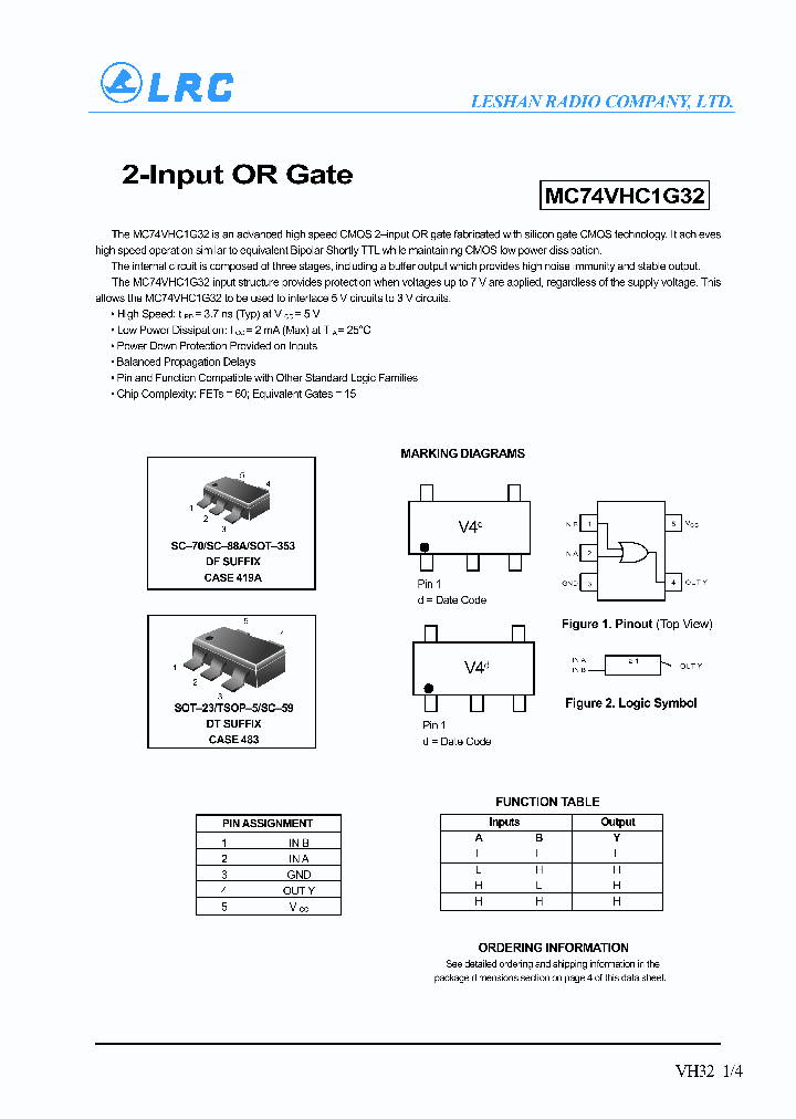 MC74VHC1G32DFT2_184876.PDF Datasheet
