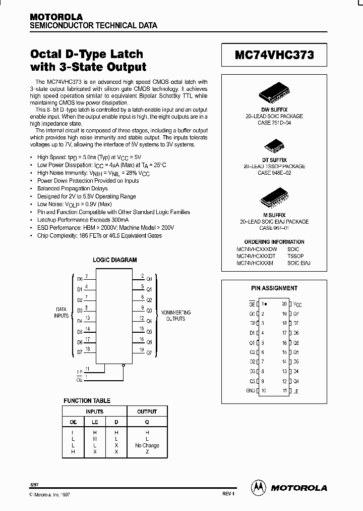 MC74VHC373_20009.PDF Datasheet