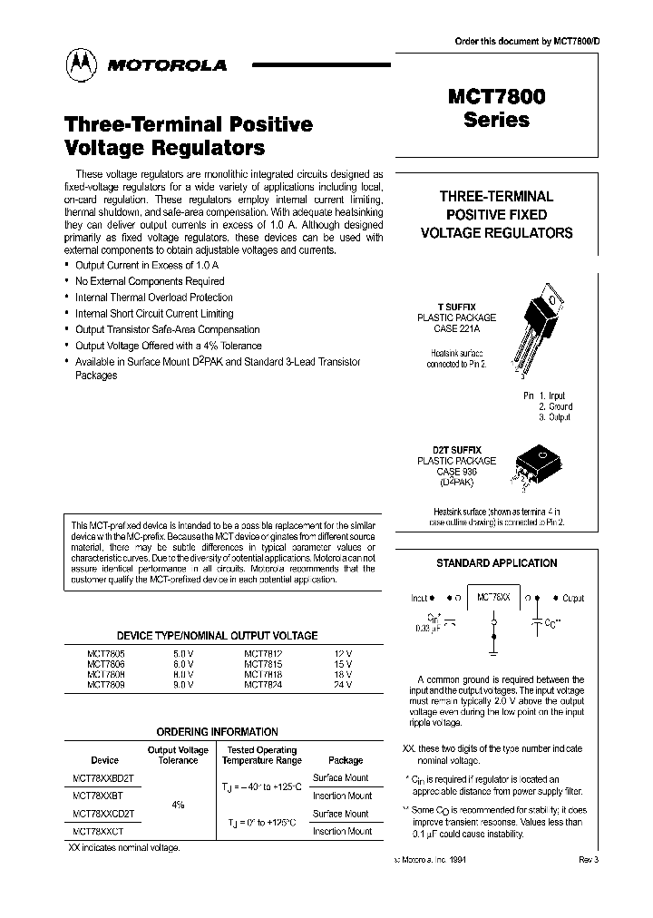 MCT7815BD2T_162585.PDF Datasheet