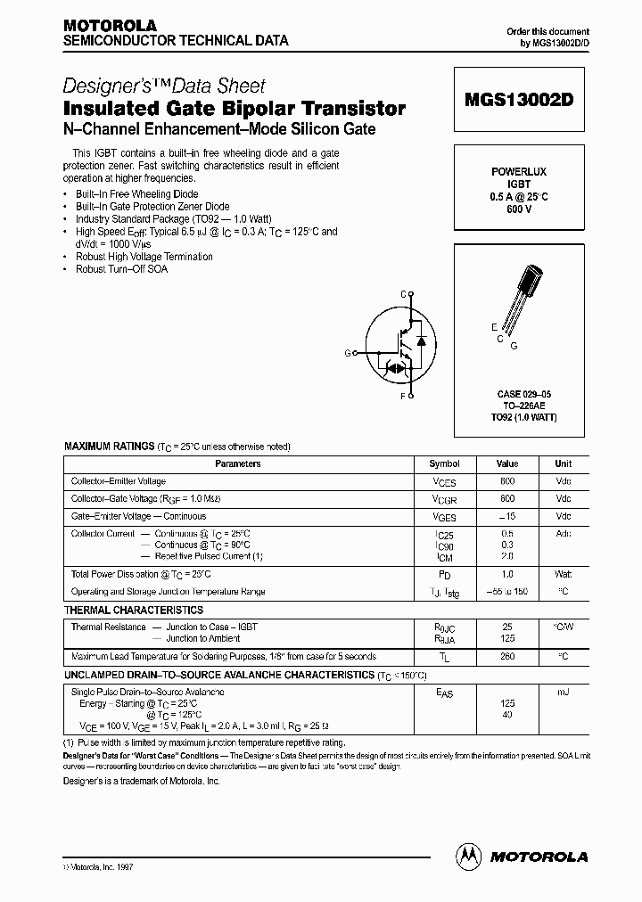 MGS13002D_182537.PDF Datasheet