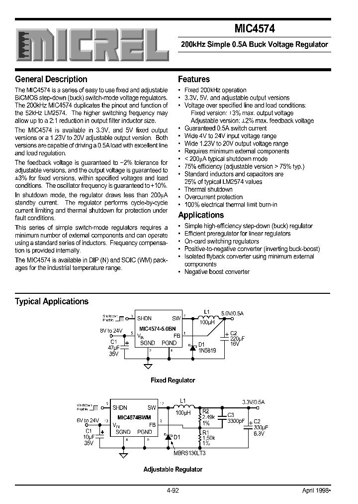 MIC4574_86697.PDF Datasheet