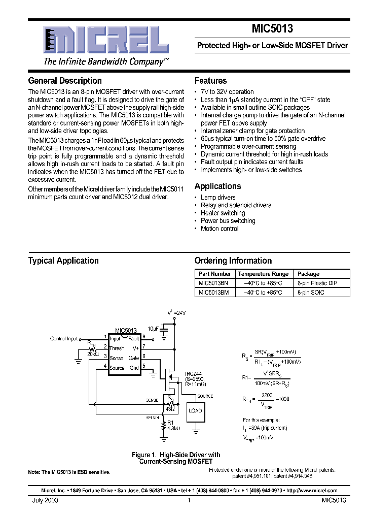 MIC5013_31761.PDF Datasheet
