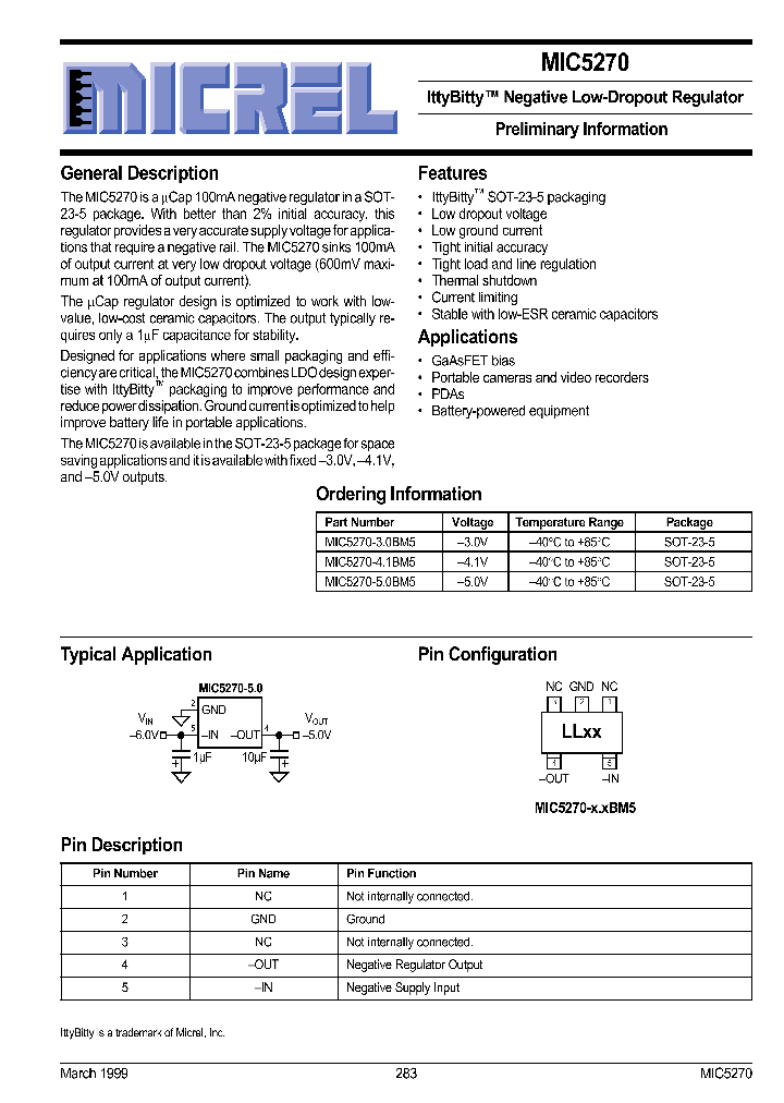 MIC5270_31991.PDF Datasheet