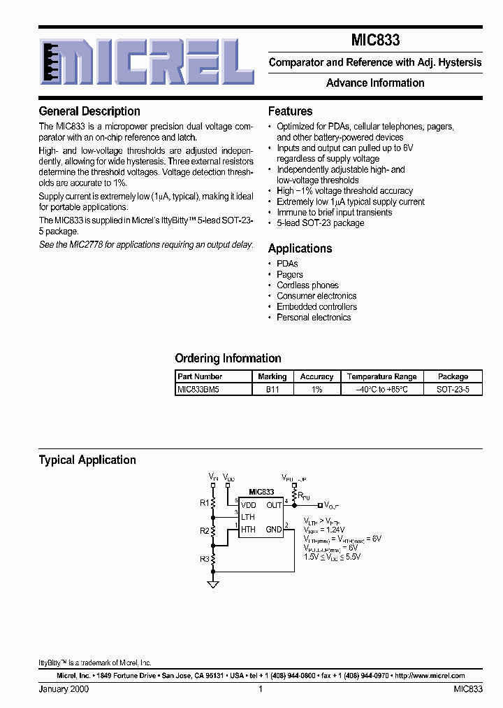 MIC833_32045.PDF Datasheet
