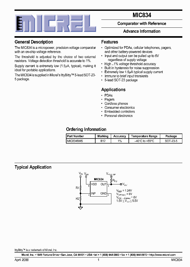MIC834_32047.PDF Datasheet