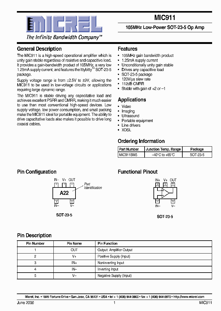 MIC911_32065.PDF Datasheet