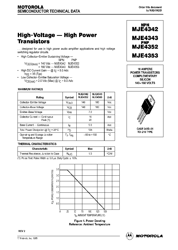 MJE4342_188192.PDF Datasheet