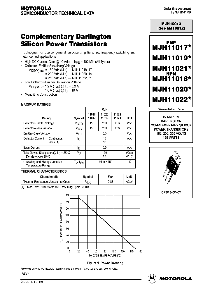 MJH11018_135171.PDF Datasheet