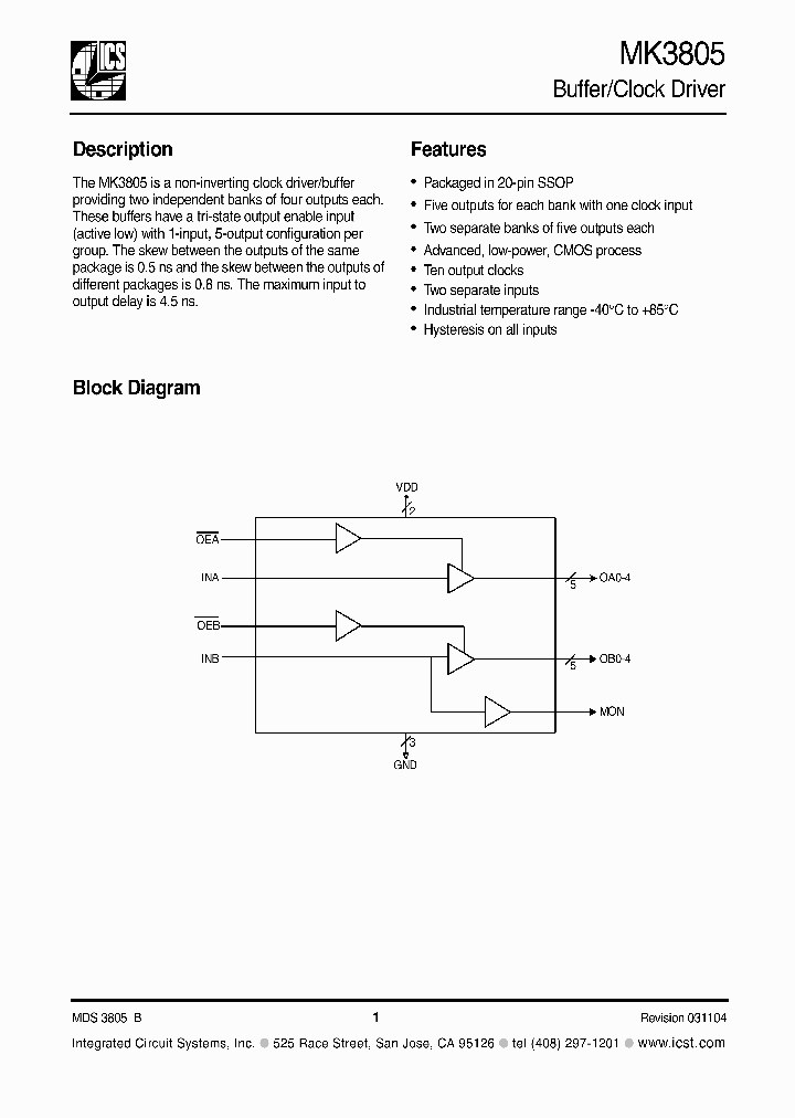 MK3805_161963.PDF Datasheet