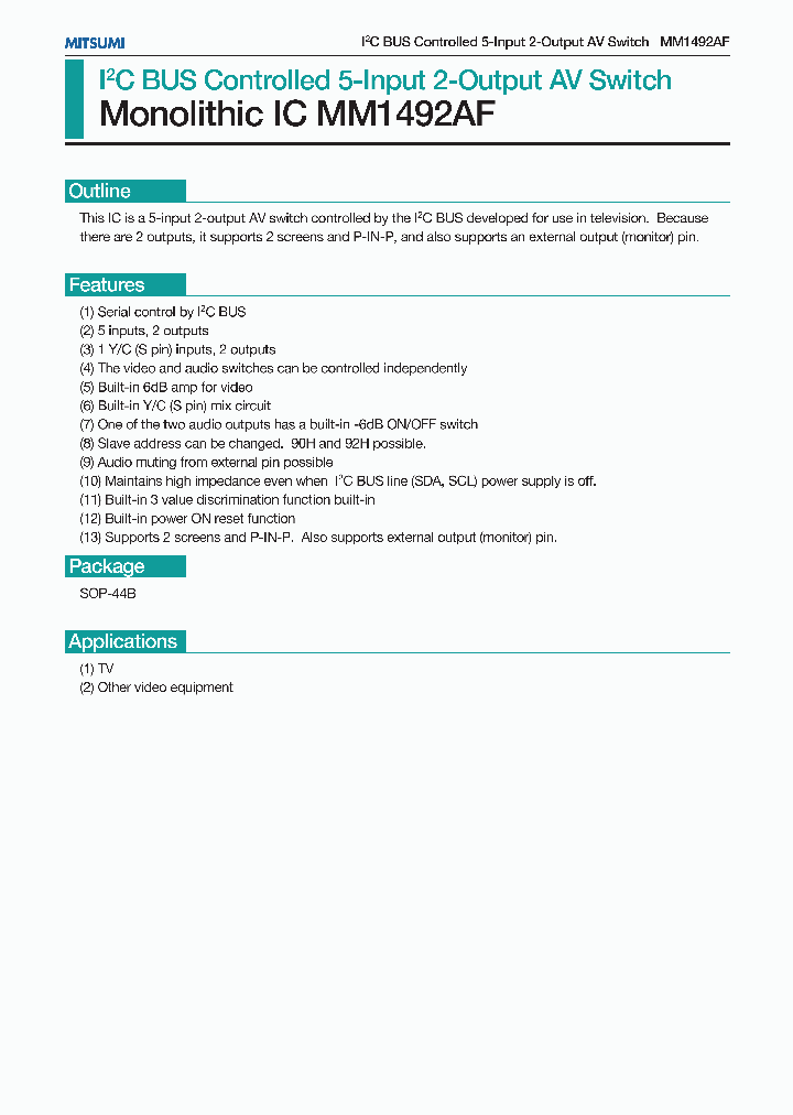 MM1492_143661.PDF Datasheet