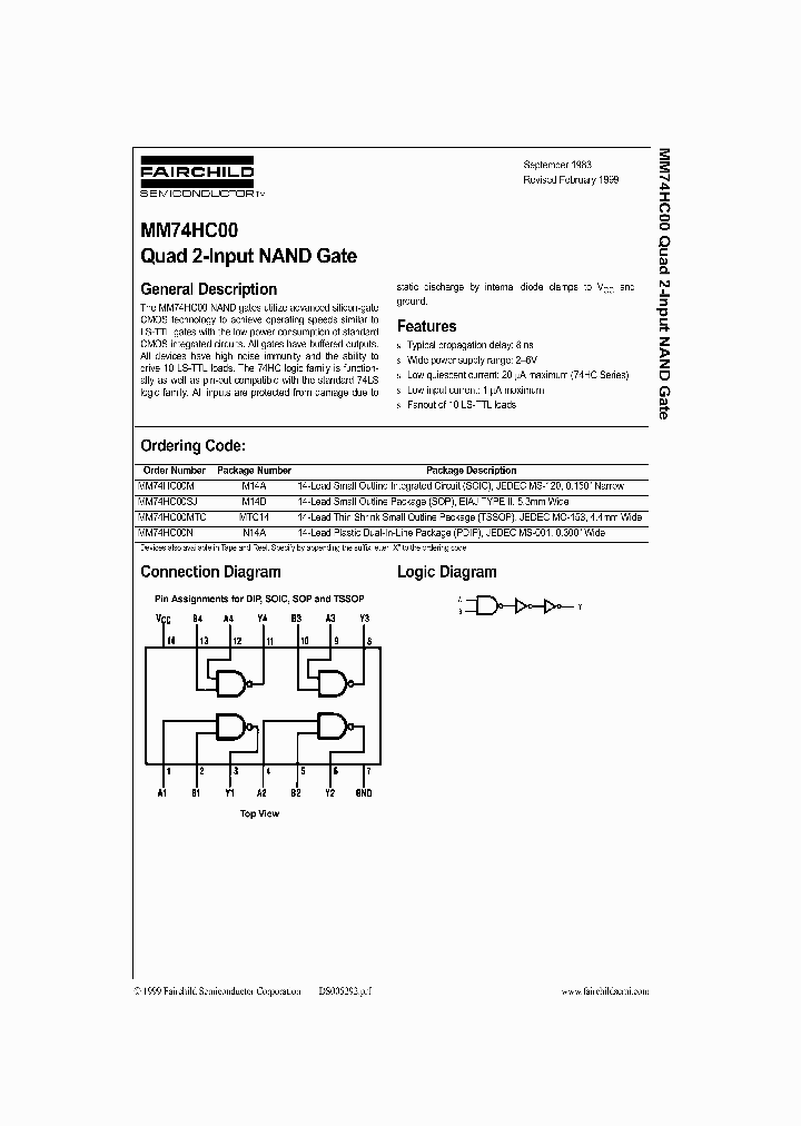 MM74HC00_13417.PDF Datasheet