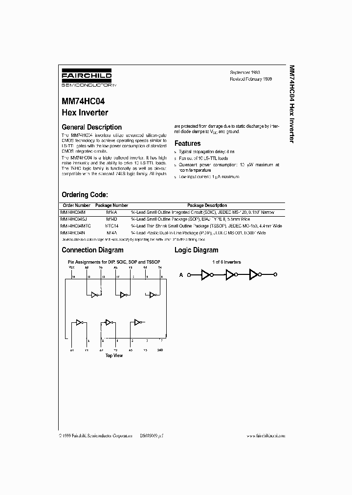 MM74HC04_18455.PDF Datasheet