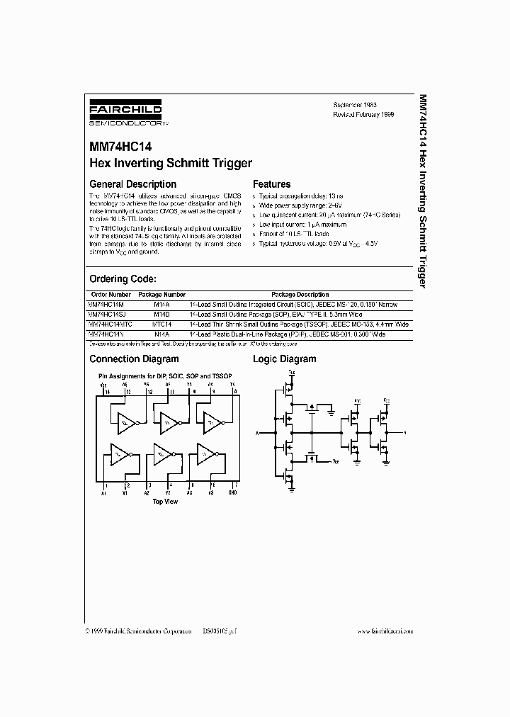 MM74HC14M_154165.PDF Datasheet