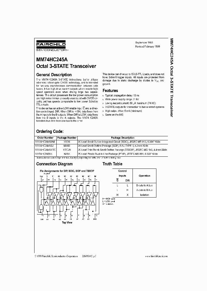 MM74HC245A_10546.PDF Datasheet