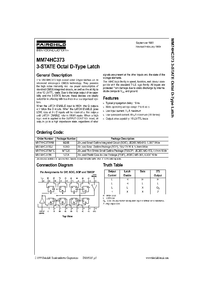MM74HC373_10228.PDF Datasheet
