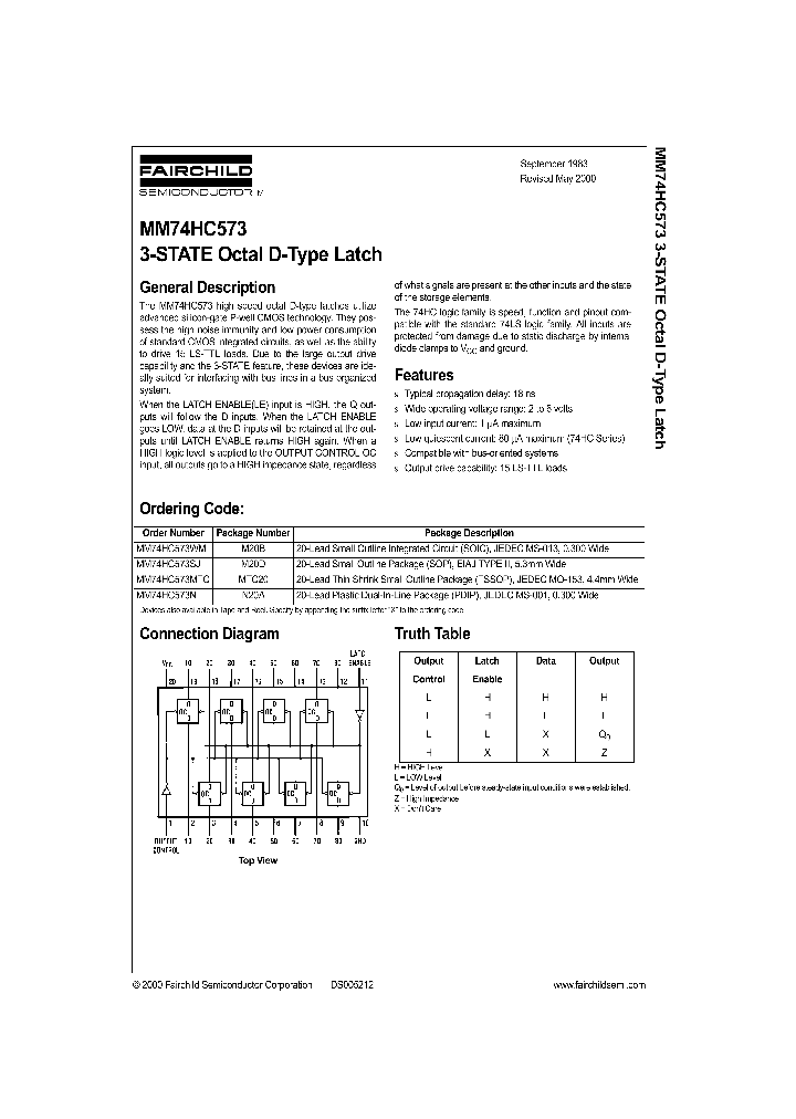 MM74HC573_11155.PDF Datasheet