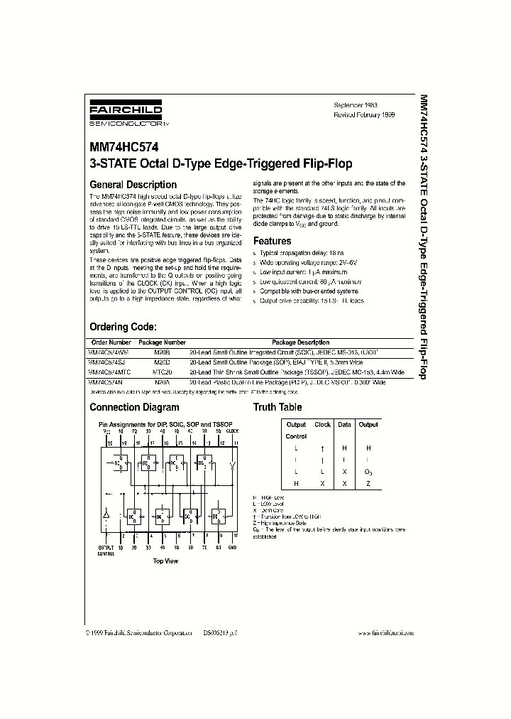 MM74HC574_78667.PDF Datasheet