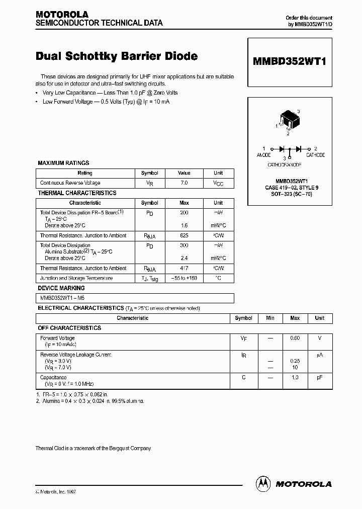 MMBD352WT1_127810.PDF Datasheet