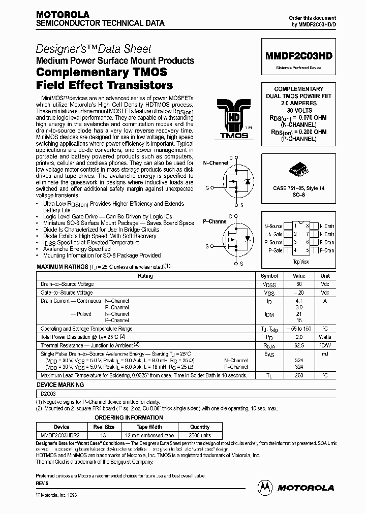MMDF2C03HD_167133.PDF Datasheet