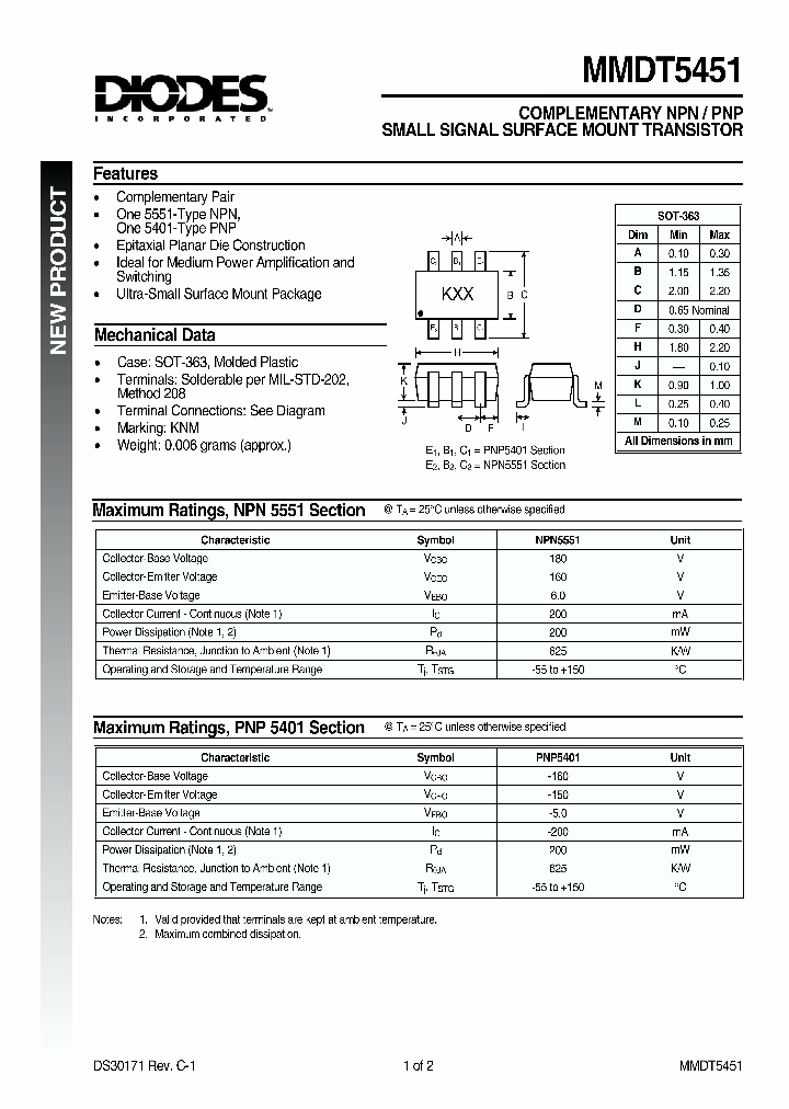 MMDT5451_190061.PDF Datasheet