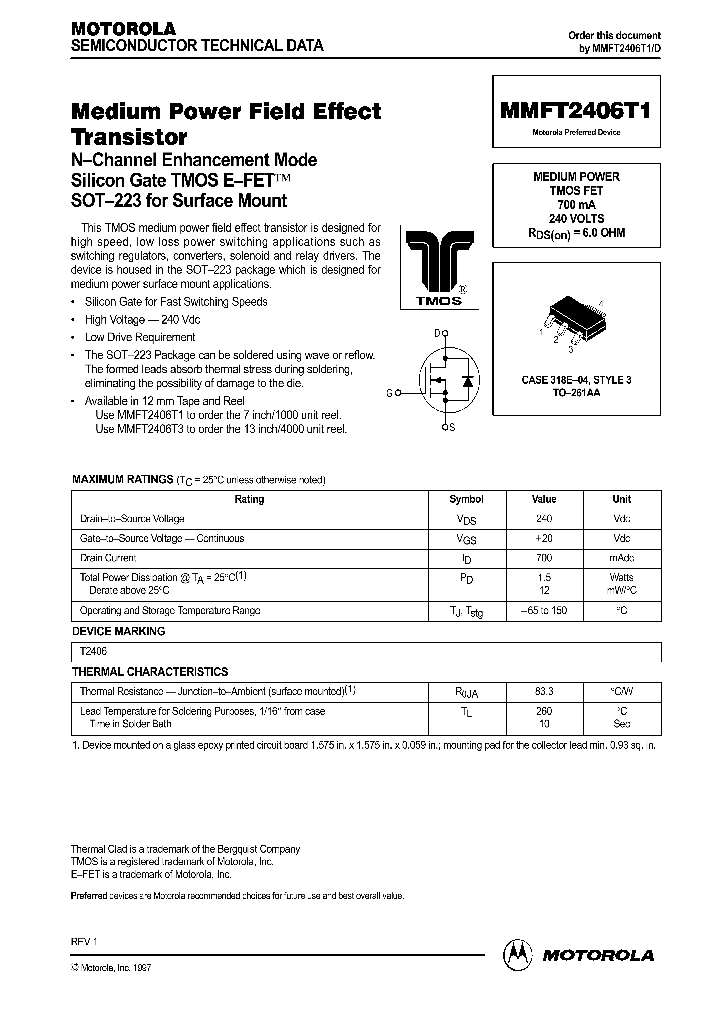 MMFT2406T1_122375.PDF Datasheet