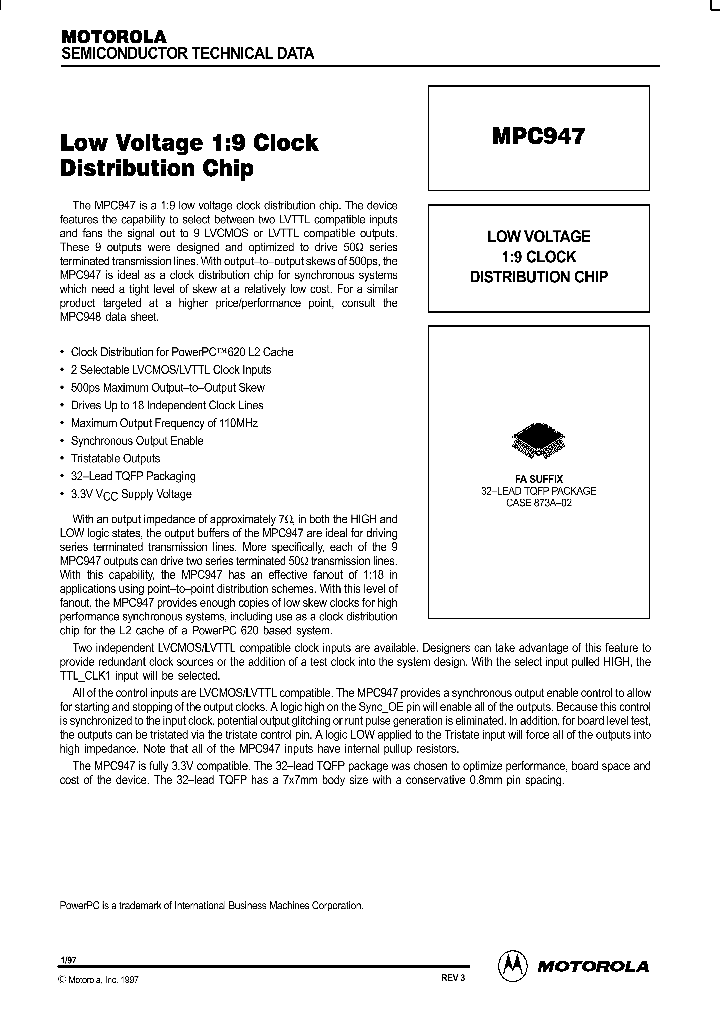 MPC947_107620.PDF Datasheet