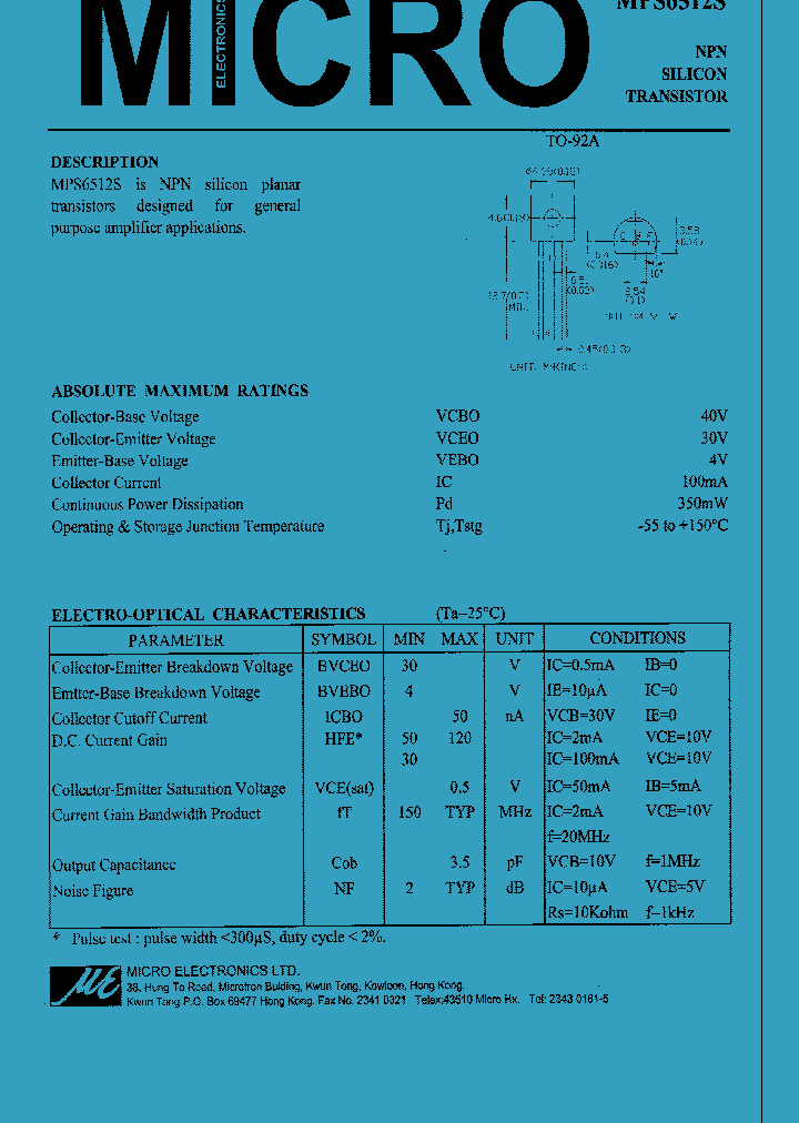 MPS6512S_190518.PDF Datasheet