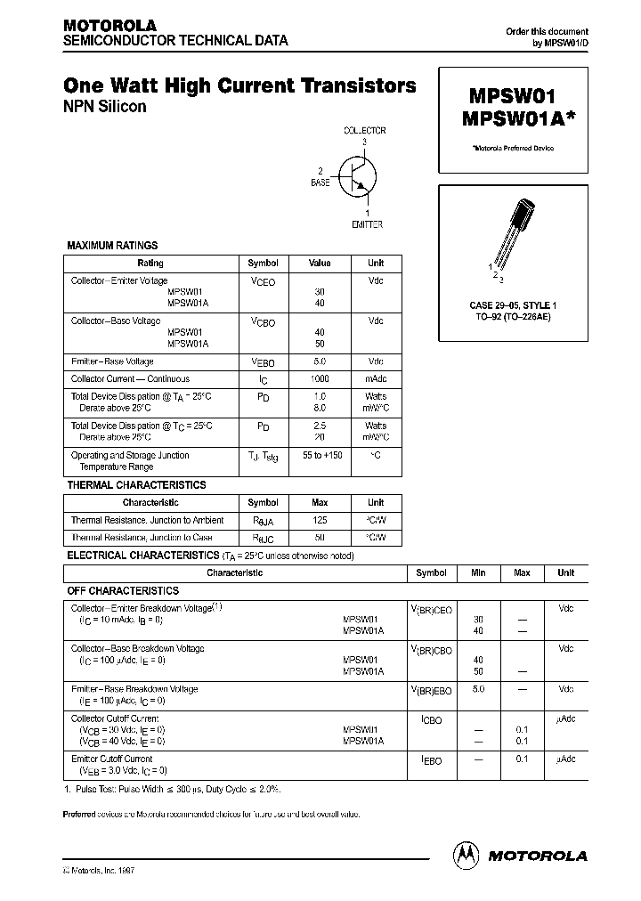 MPSW01_76759.PDF Datasheet