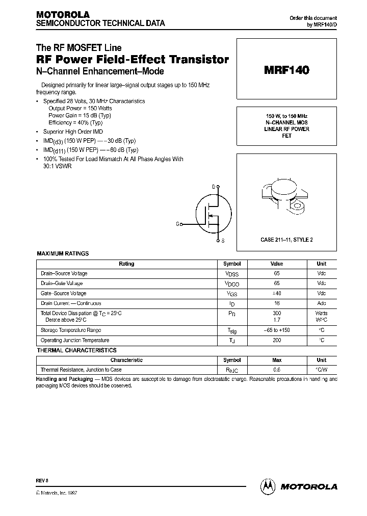 MRF140_41801.PDF Datasheet
