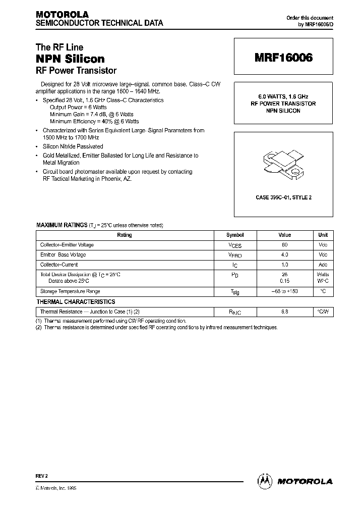 MRF16006_41824.PDF Datasheet