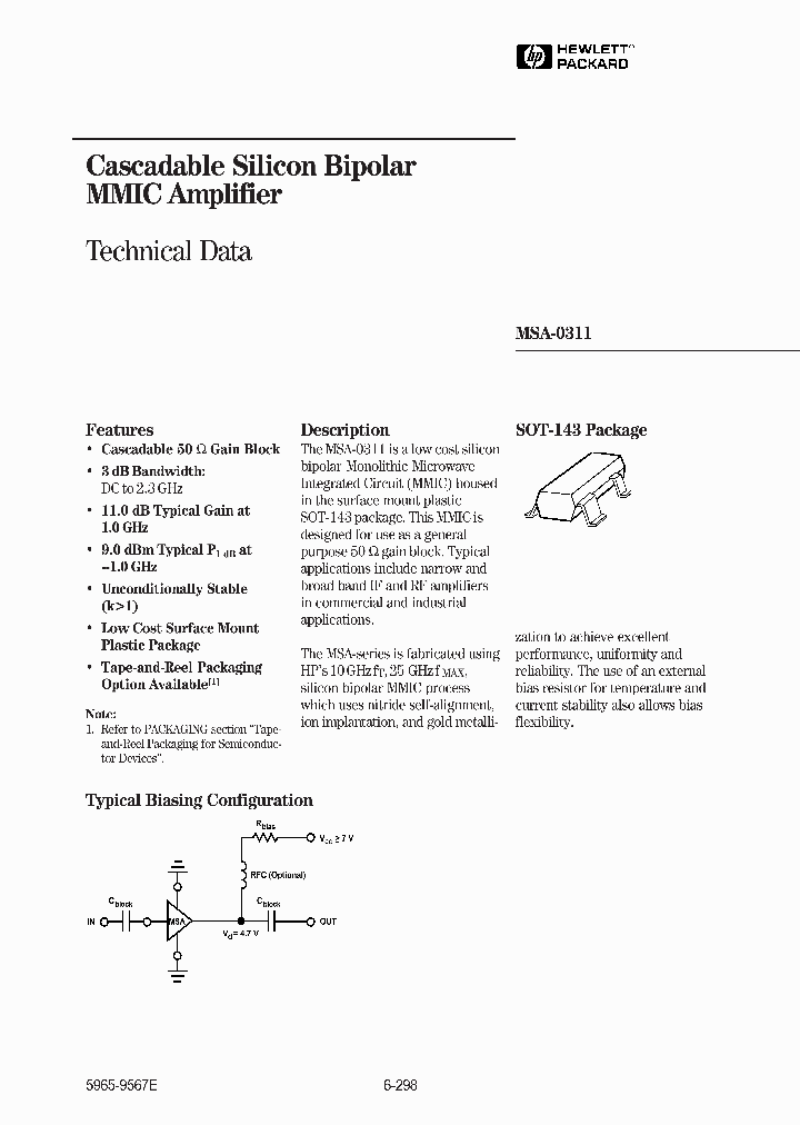 MSA-0311_144697.PDF Datasheet